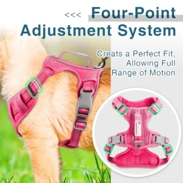 BARKBAY No Pull Dog Harness - Heavy Duty, Reflective, Adjustable