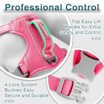 BARKBAY No Pull Dog Harness - Heavy Duty, Reflective, Adjustable