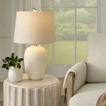 Nourison 23-Inch Ceramic Table Lamp for Any Room