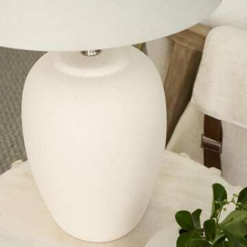 Nourison 23-Inch Ceramic Table Lamp for Any Room