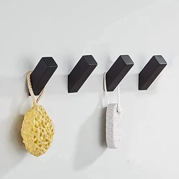 Durable YJ YANJUN Black Towel Hooks for Modern Spaces