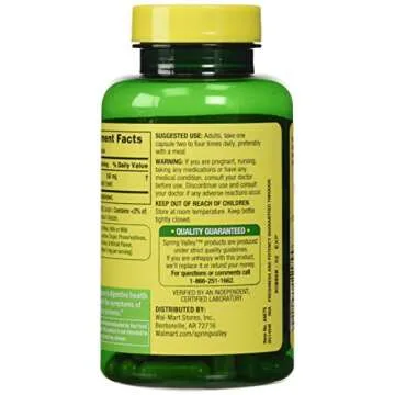 Spring Valley Ginger Root for Nausea Relief and Wellness