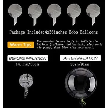 36 Inch Bobo Balloons for Stunning Party Decor
