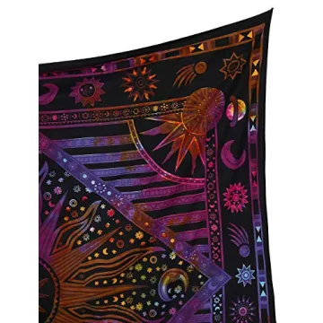 Vibrant Indian Tapestry for Unique Room Decor