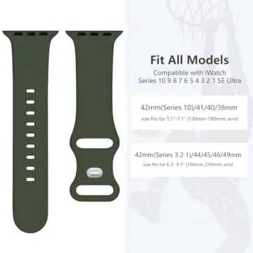 Sport Silicone Apple Watch Bands for Men – Lenrao