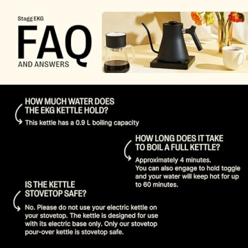 Stagg EKG Electric Gooseneck Kettle for Coffee and Tea