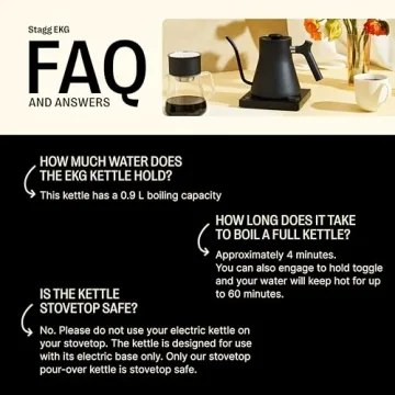 Stagg EKG Electric Gooseneck Kettle for Coffee and Tea