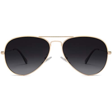 SOJOS Classic Polarized Aviator Sunglasses for Men Women