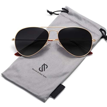 SOJOS Classic Polarized Aviator Sunglasses for Men Women