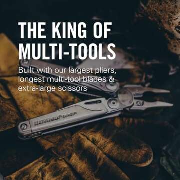 LEATHERMAN Surge 21-in-1 Heavy-Duty Multi-tool: Work, Home, Garden & DIY