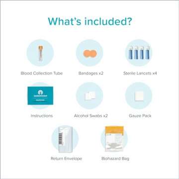 LetsGetChecked - Thyroid Test | Home Sample Collection Kit | Online Results in Approx 2-5 Days | Test TSH, FT4 & FT3