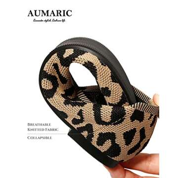 Aumaric Womens Ballet Flats-Knit Texture Square Toe Slip-On Walking Black Flat Shoes Comfort Flexible Flat Shoes