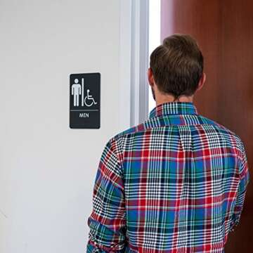USA Made Restroom Signs for Men and Women