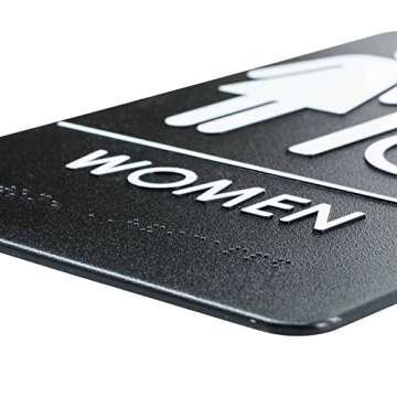 USA Made Restroom Signs for Men and Women