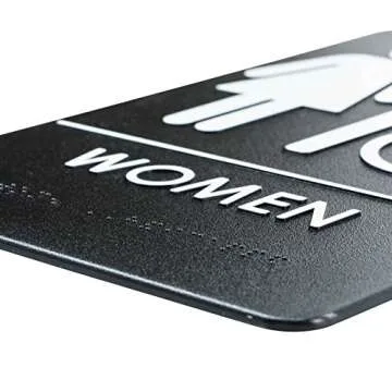 USA Made Restroom Signs for Men and Women