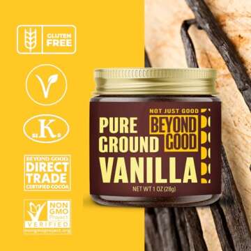 Beyond Good Pure Ground Vanilla - 1 OZ Premium Flavoring