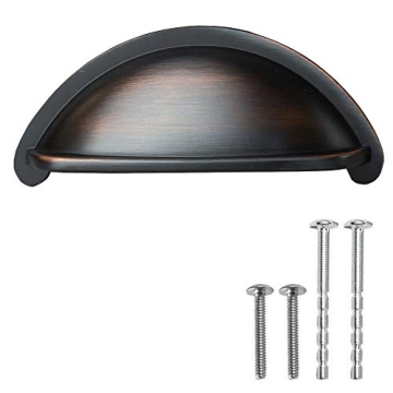 Ilyapa Oil Bronze Cabinet Pulls - Stylish Kitchen Handles
