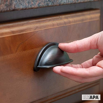 Ilyapa Oil Bronze Cabinet Pulls - Stylish Kitchen Handles