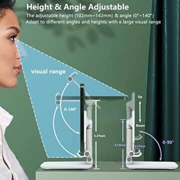 ZHIKE Foldable Phone Holder for Smartphones and Tablets