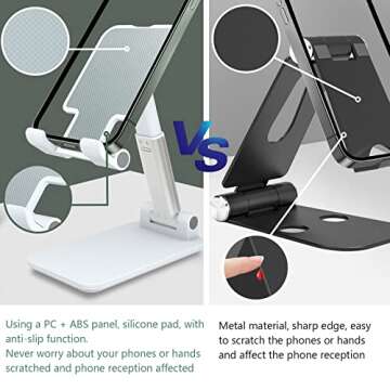ZHIKE Foldable Phone Holder for Smartphones and Tablets