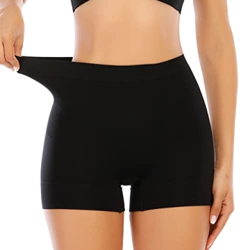 Seamless Shaping Boyshorts Panties for Women Slip Shorts Under Dress Shapewear Shorts Tummy Control ...