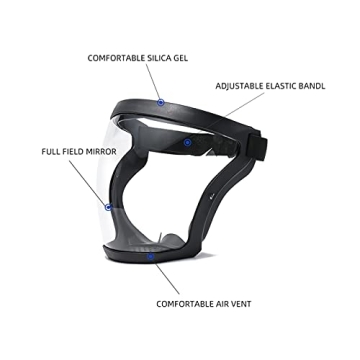 Banxian Anti Fog Face Shield for Adults - Black