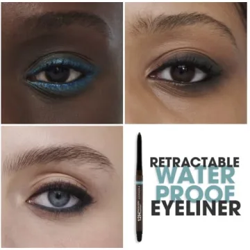 SEPHORA Waterproof Retractable Eyeliner 12HR - Matte Brown