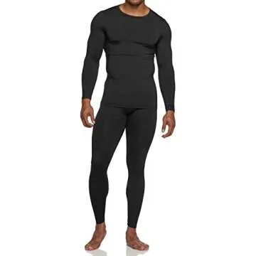 TSLA Men's Thermal Underwear Set, Microfiber Soft Fleece Lined Long Johns, Winter Warm Base Layer To...