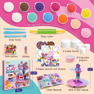 Drama Planet Craft Kits for Kids - Create Mini Desserts