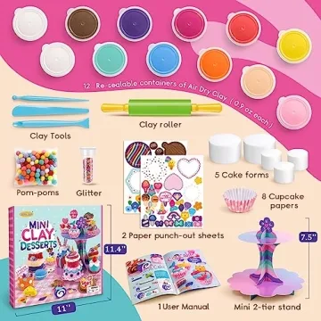 Drama Planet Craft Kits for Kids - Create Mini Desserts