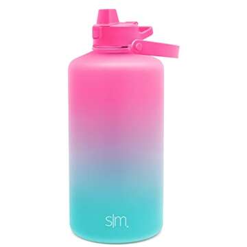 Simple Modern 1 Gallon Water Bottle | BPA-Free Tritan Jug with Straw Lid | Sorbet