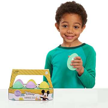 Disney Mickey Mouse 6-piece Pre-Filled Easter Eggs, Easter Gifts and Basket Stuffers, Officially Lic...