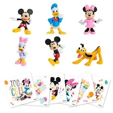 Disney Mickey Mouse 6-piece Pre-Filled Easter Eggs, Easter Gifts and Basket Stuffers, Officially Licensed Kids Toys for Ages 3 Up by Just Play