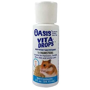 Oasis Hamster Vita-Drops - Daily Multivitamins for Pets