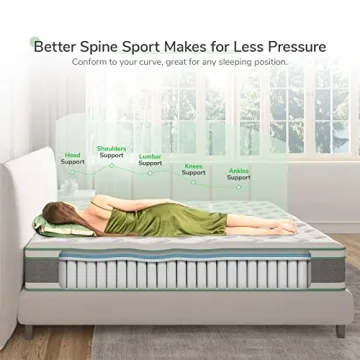 Novilla Comfortable Full Size Hybrid Mattress for Quality Sleep