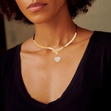 Your Always Charm Gold Chunky Necklace for Women