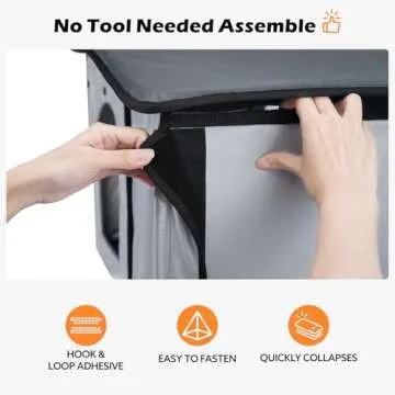 Heated Outdoor Cat House for Winter, Weatherproof Insulated Oxford Cloth & Elevated Large Outdoor Feral Cat House with Pet Heating Pad Bed, Outside Cat House for Stray Barn Cats