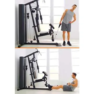 Home Gym 150LB Multifunctional Full Body Home Gym Equipment for Home Workout Equipment Exercise Equipment Fitness Equipment JXL-1150/SCM-1150 SincMill