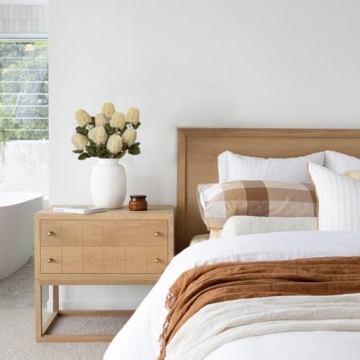 Realistic 17" White Wisteria Bonsai Tree for Home Decor