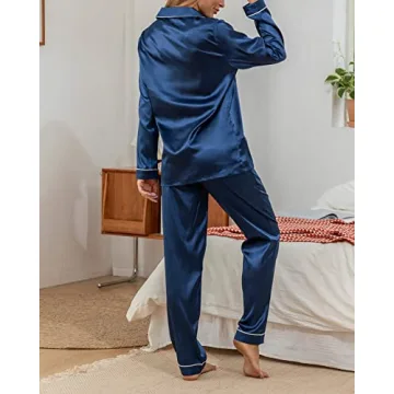 YIMANIE Women’s Silk Satin Pajama Sets - Soft & Stylish