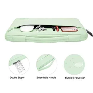 MOSISO Compatible with MacBook Pro 13 inch Case M2 2025, 2024, 2023-2016 A2338 M1 A2251 A2289 A2159 A1989 A1708 A1706, Plastic Hard Case&Bag&Keyboard Skin&Webcam Cover&Screen Protector, Honeydew Green