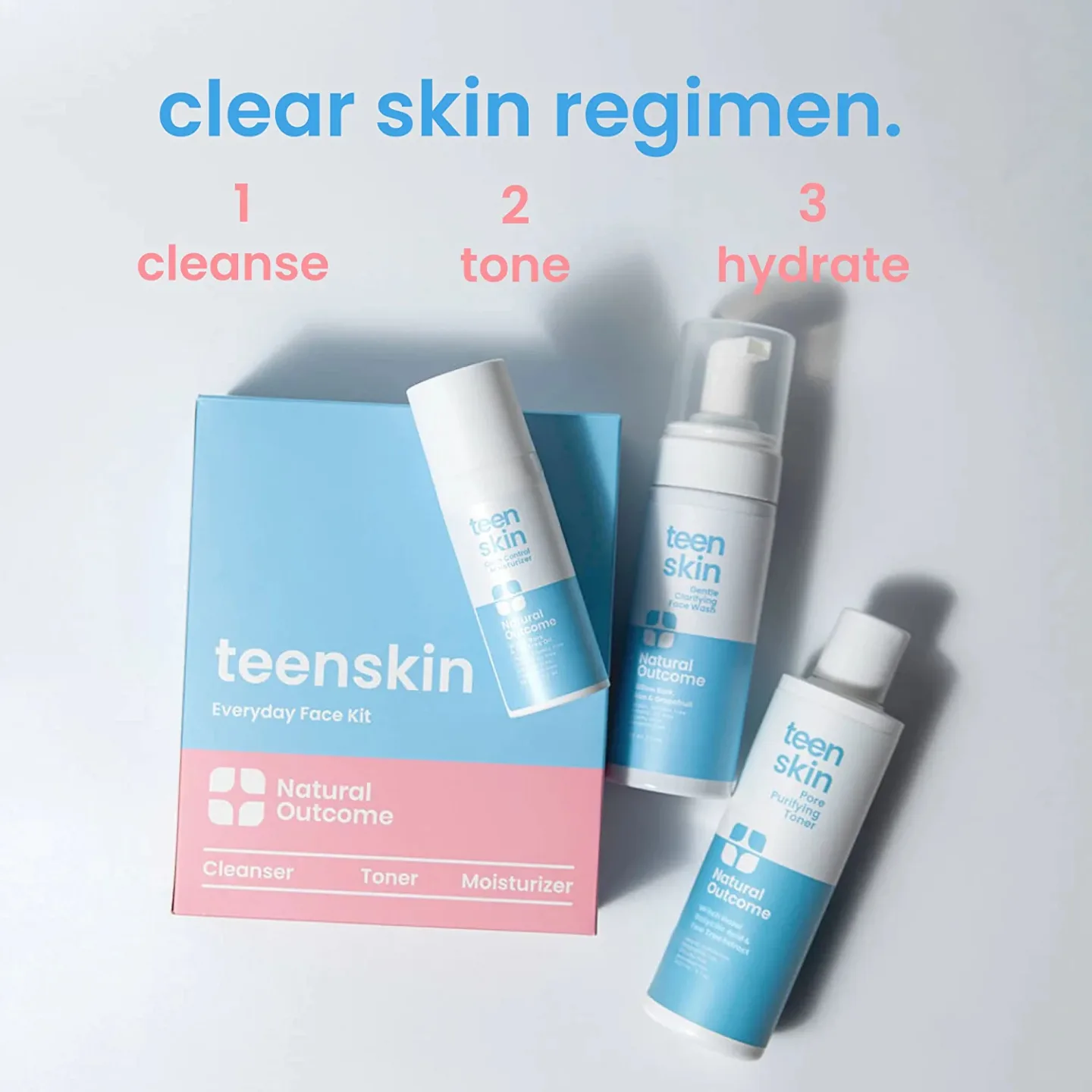 Teen Skin Care Kit - Clear Skin for Boys & Girls