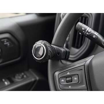 Deluxe Steering Wheel Power Handle Spinner Knob - Universal Steering Wheel Fit for Cars, Trucks, Tractors, Mowers, Forklifts, etc