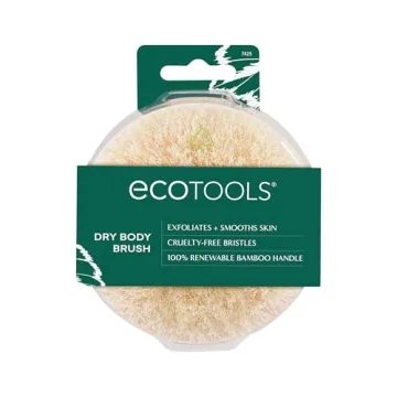 EcoTools Dry Body Brush, Cruelty-Free Bristles Exfoliate & Smooth Skin, Dry Brushing Removes Dry Ski...