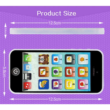 Cooplay Baby IQ Phone Toy with Music & Lights for Kids