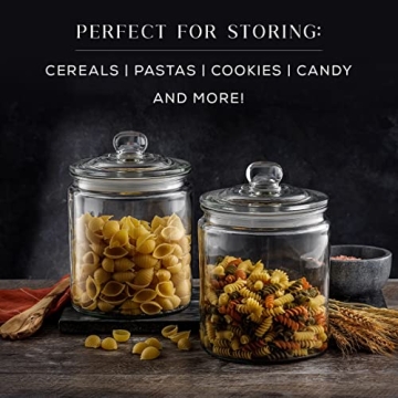 JoyJolt Elegant Cookie Jars for Stylish Kitchen Storage