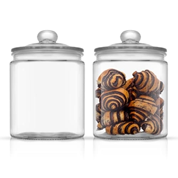 JoyJolt Elegant Cookie Jars for Stylish Kitchen Storage