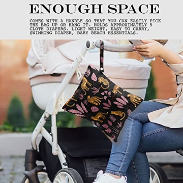 zcyxuuw 2 Pcs Wet Bag, Wet Dry Bag, Wet Bag for Swimsuit, Travel, Beach, Pool, Diapers, Dirty Yoga Gym Clothes, Toiletries, Makeup Bag, Banana Fruit Decor Banana Lover Gift for Women s.