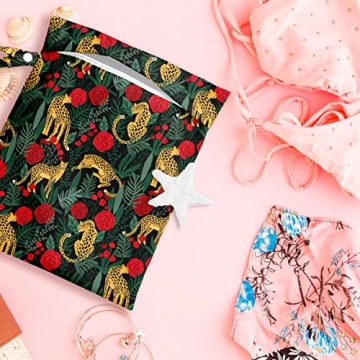 zcyxuuw 2 Pcs Wet Bag, Wet Dry Bag, Wet Bag for Swimsuit, Travel, Beach, Pool, Diapers, Dirty Yoga Gym Clothes, Toiletries, Makeup Bag, Banana Fruit Decor Banana Lover Gift for Women s.