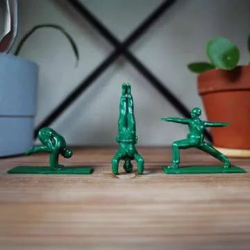 Yoga Joes Series 1 - Comes in 9 Yoga Poses - Packaged in Mini Yoga Decor Box - Yoga Figurines Made of High ABS Plastic - 1-3 Inches Yoga Statues - Yoga Gifts